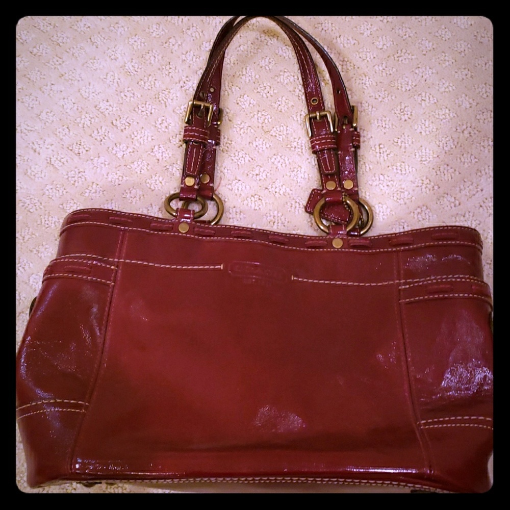 Coach  Patent Leather Gallery Tote